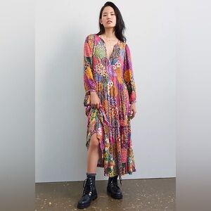 NWT Anthropologie Tiny Velia maxi dress sz sm petite